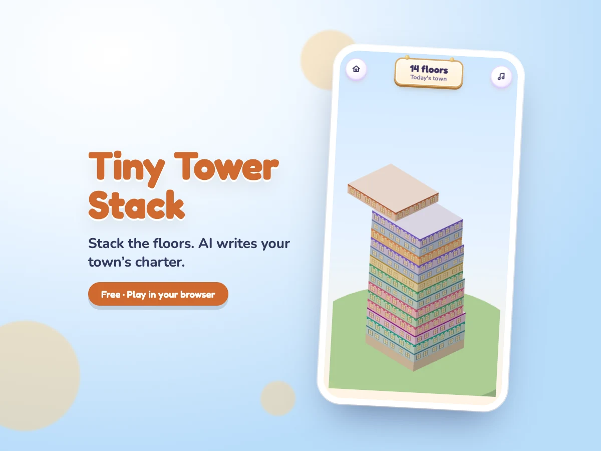 Tiny Tower Stack cover